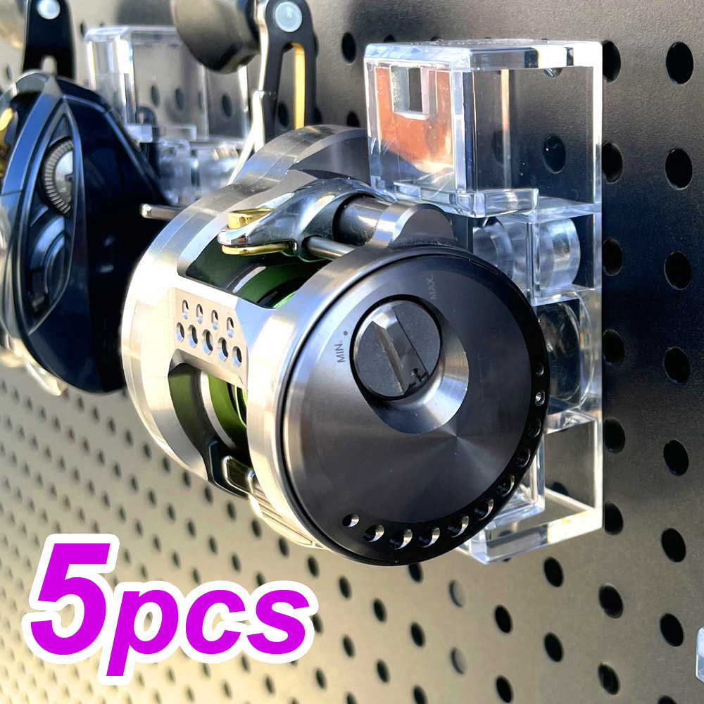 Spincast Reel - 5 قطع حامل بكرات صيد السمك