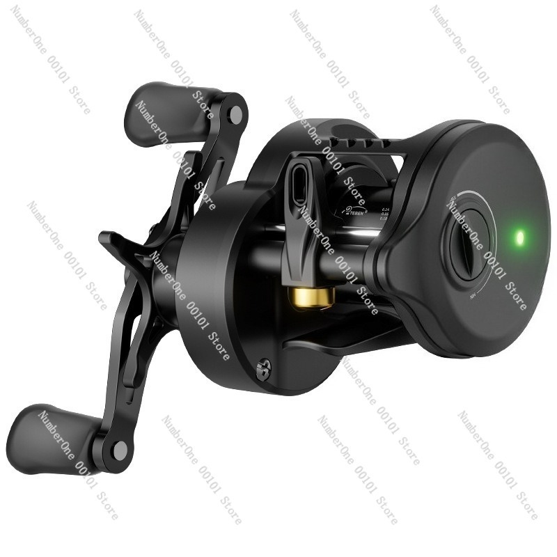 Baitcasting Reel - بكرة صيد إلكترونية بفرامل مغناطيسية، بكرة