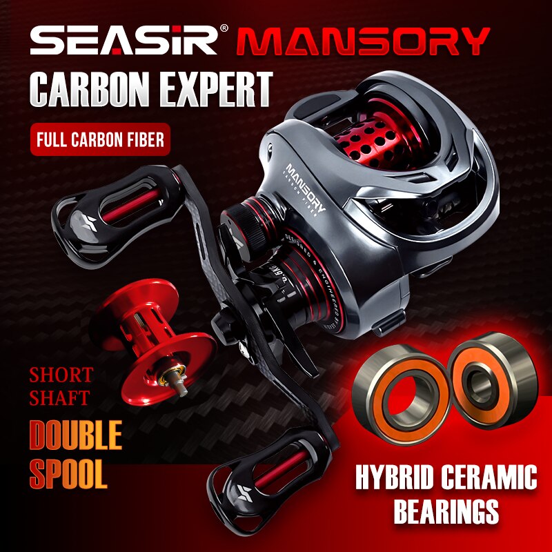 بكرة صيد manbaitcasting Seasir - مراجعة Ice Fishing Reel وسعره