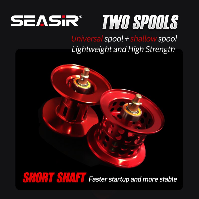بكرة صيد manbaitcasting Seasir - مراجعة Ice Fishing Reel وسعره