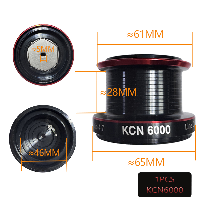 KCN6000 KCN8000 KCN10000 قطع ا - مراجعة Reel Spare Spool وسعره