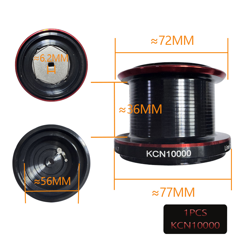 KCN6000 KCN8000 KCN10000 قطع ا - مراجعة Reel Spare Spool وسعره