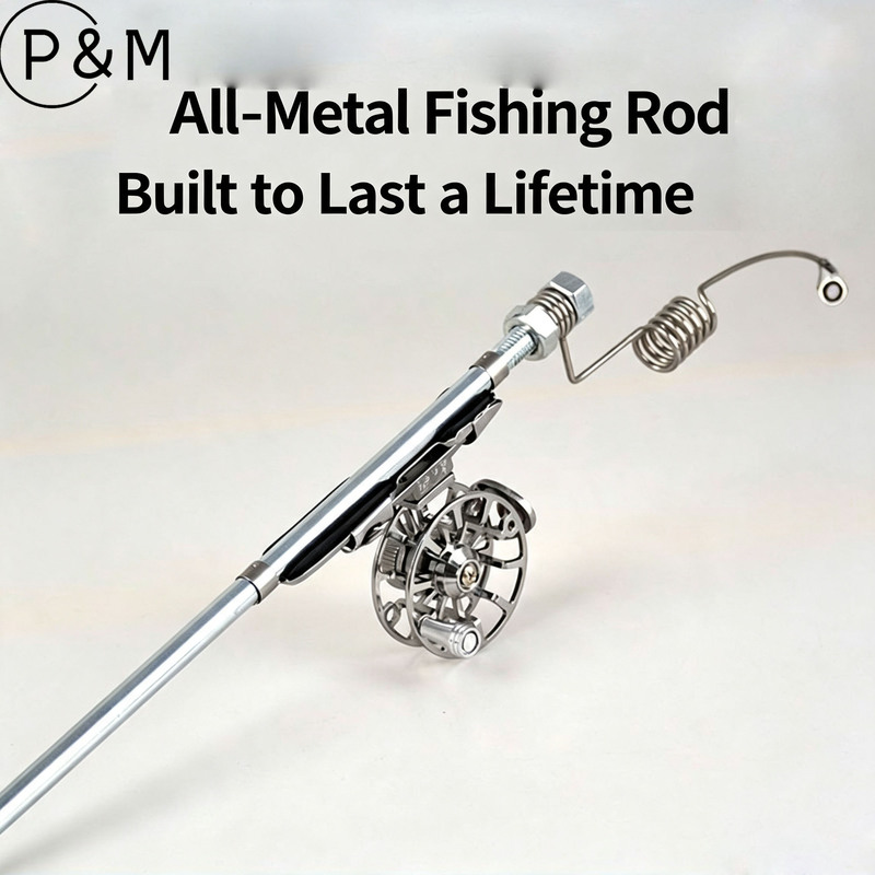 طقم صيد متكامل من المعدن بالكا - مراجعة Ice Fishing Reel وسعره